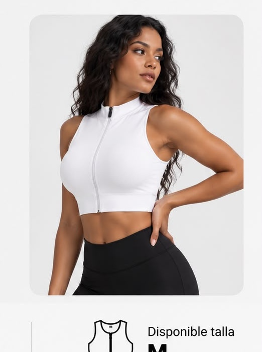 Chaleco con cremallera — vista 3